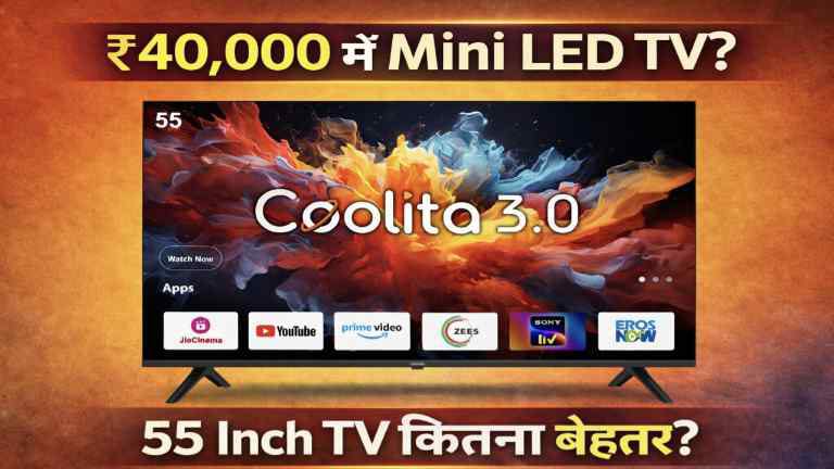 Coocaa 55 Inch Mini LED Smart TV
